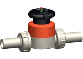 氣動隔膜閥，+GF+標準型 514型隔膜閥 帶SDR11對焊端